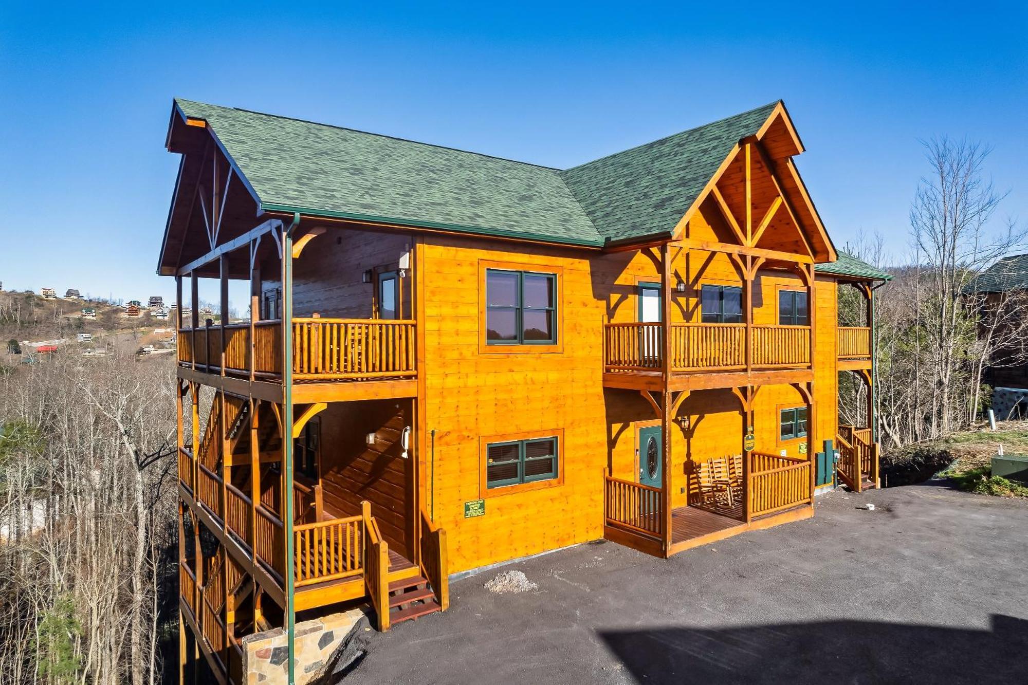 Full Equipped Cabin With A Pool And Game Room Smokies Views Gatlinburg Exterior photo